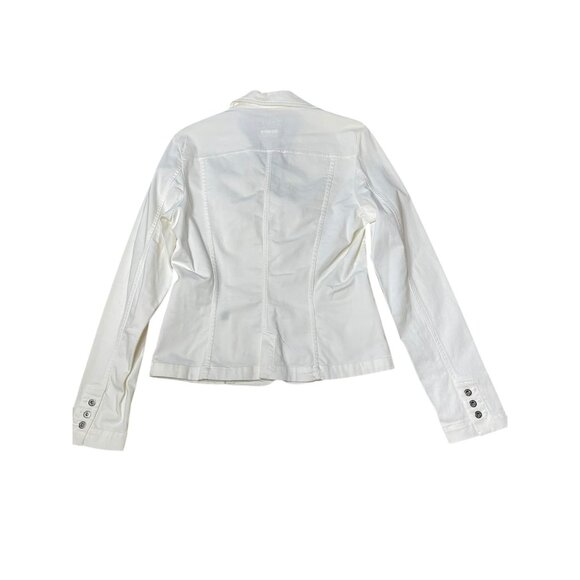 Dolce & Gabbana Womens White Cotton Blazer Jacket Size 32/36 IT Made In Italy - Picture 11 of 14